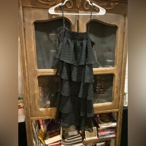 Andrée by Unit Black ruffled dress